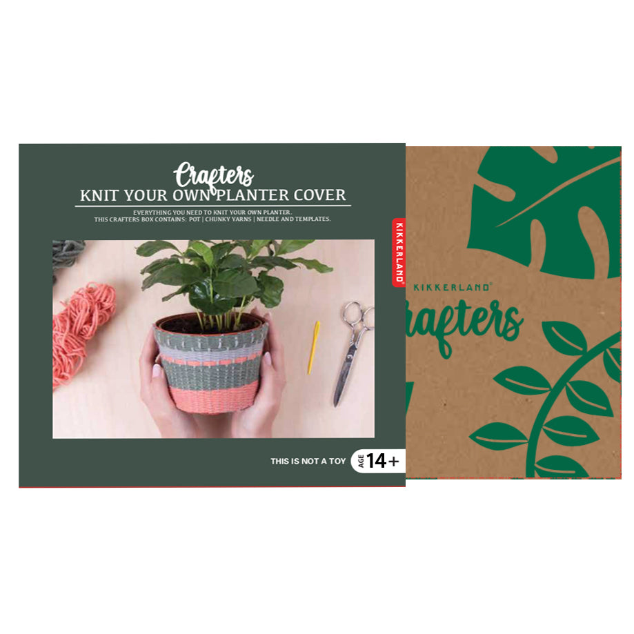 Knit-Your-Own Planter Cover Kit