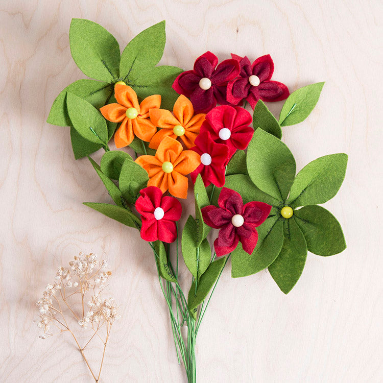 DIY Felt Flower Bouquet Kit