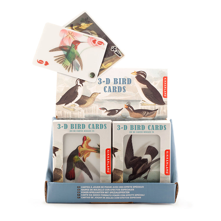 3D Bird Illustration Playing Cards