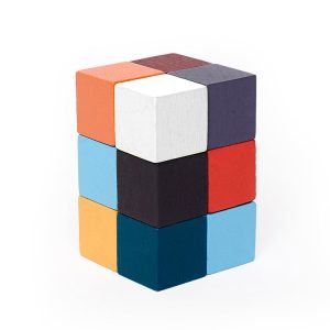 Elastic Cube 3D Wooden Puzzle