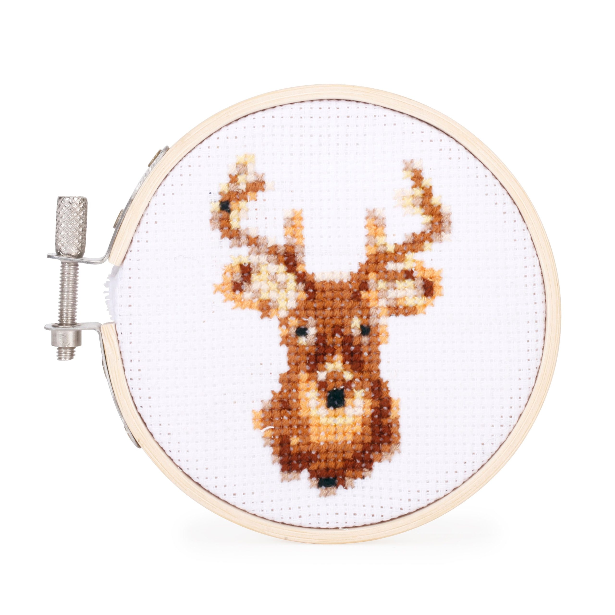 Deer Mini Cross-Stitch Kit
