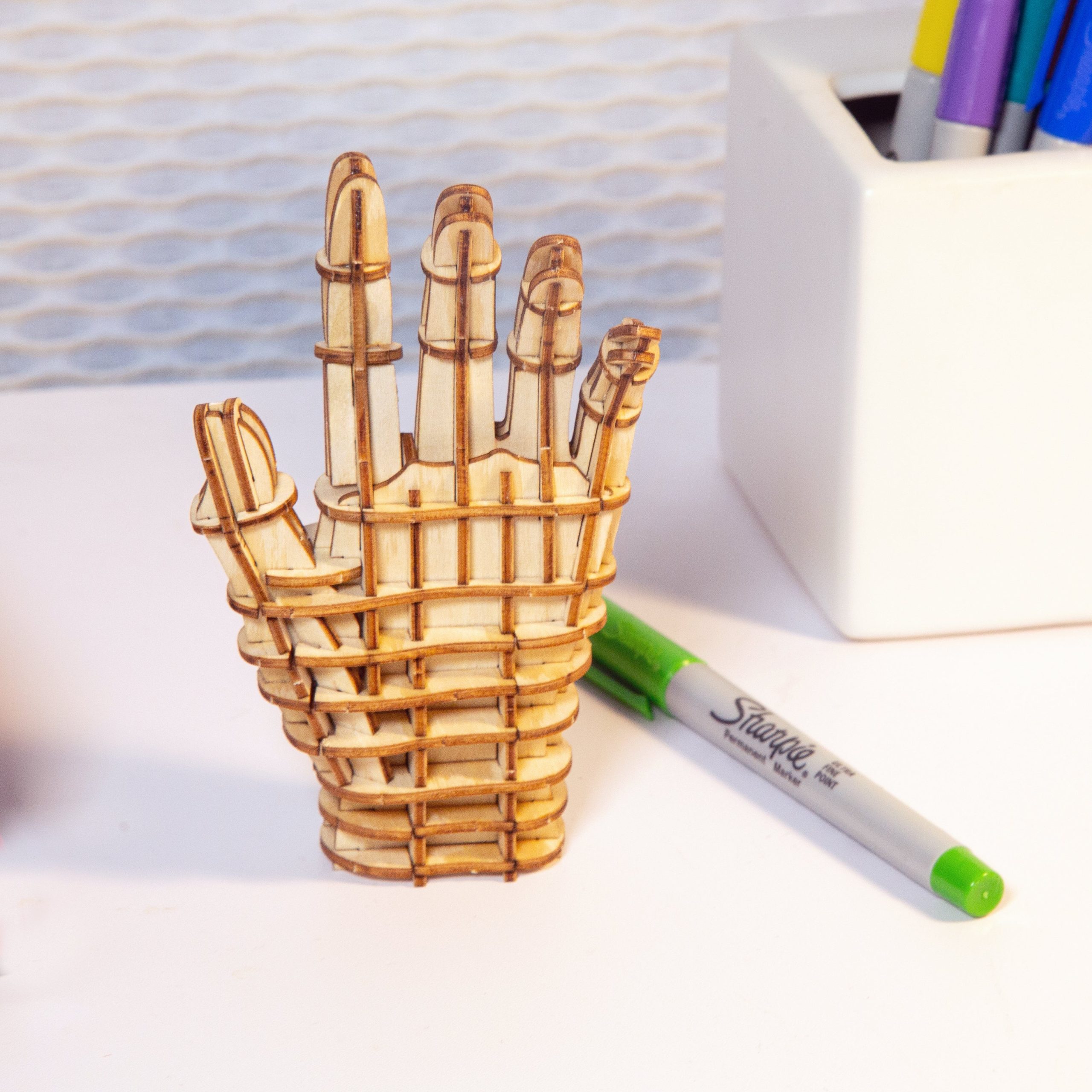 Hand Form 3D Wooden Puzzle