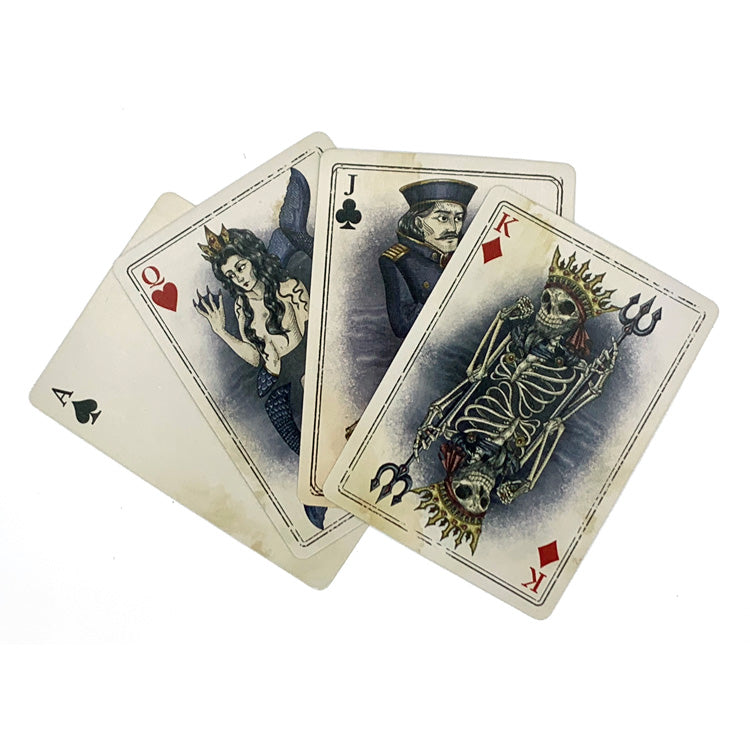 Nautical Illustration Playing Cards