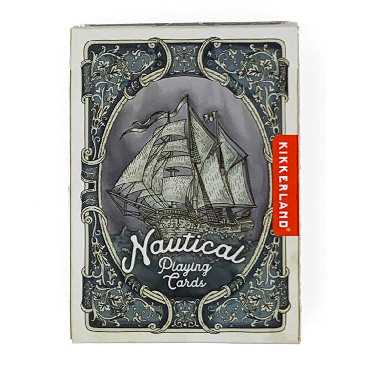Nautical Illustration Playing Cards