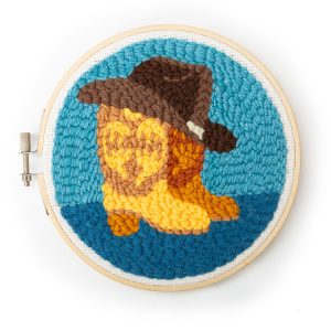 Western Scene Punch Needle Craft Kit