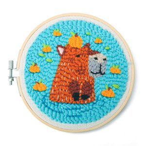 Capybara Punch Needle Craft Kit Capybara Punch Needle Craft Kit