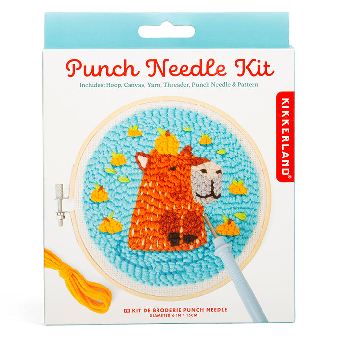 Capybara Punch Needle Craft Kit