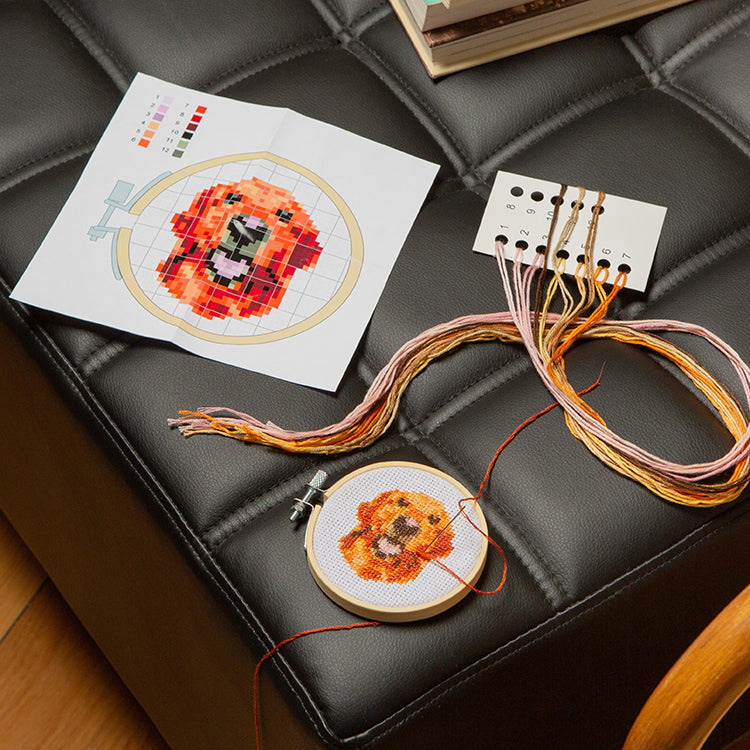 Dog Mini Cross-Stitch Kit