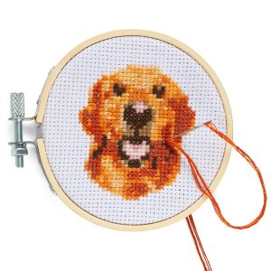 Dog Mini Cross-Stitch Kit Dog Mini Cross-Stitch Kit