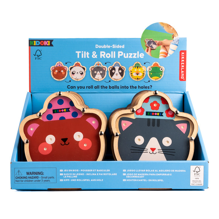 Double-Sided Tilt & Roll Puzzle